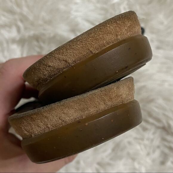 UGG • Black Sela Leather Flip Flops Sandal - Picture 8 of 8